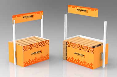 Pallet wraps - In-store branding