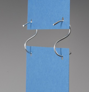 METALLIC "S" HOOK OPEN, L 65 MM, 2,2 MM WIRE THICKNESS