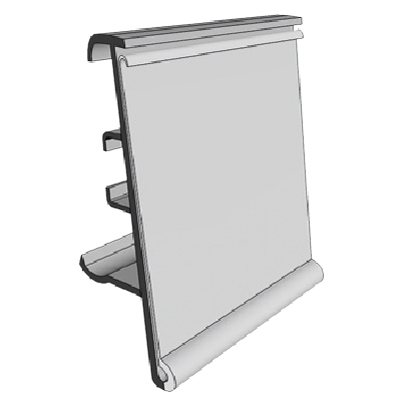 SCANNING RAIL FOR LINDE REFRIGERATION SHELVES, 39X1000 MM, WITH GRIP