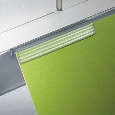 MOVEABLE SUPER GRIPPER, 75 MM LENGTH, PARALLEL FIXING ON DBR PROFILE, FOR 2 MM PRINT THICKNESS 