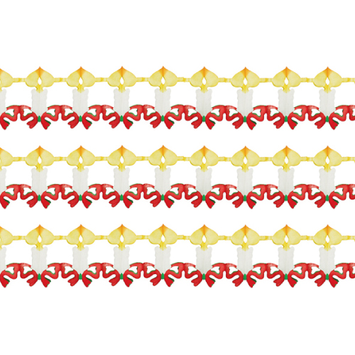CHRISTMAS CANDLE GARLAND, 3600 MM LEMGTH