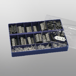 COMPACT MAXI PRICE CASSETTE, 9,2 MM CHARACTER HEIGHT, BLACK BASE
