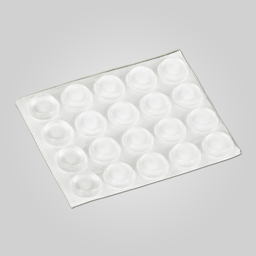 TRANSPARENT ADHESIVE DROPS 13X4 MM, 20 PADS / SHEET