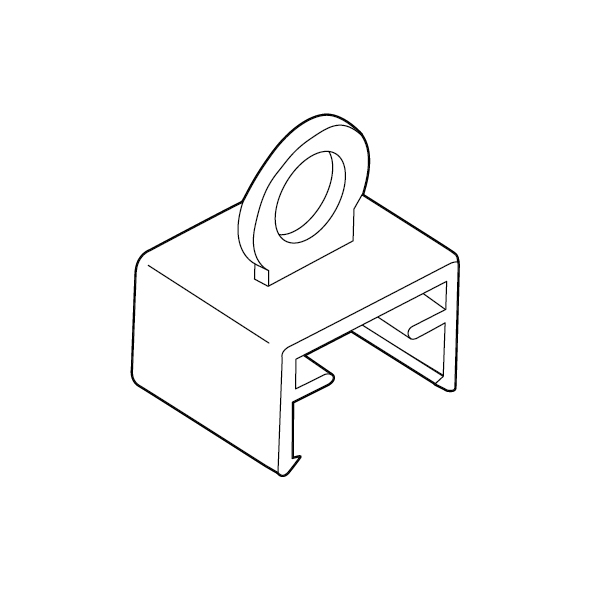 ABHÄNGECLIP MIT ÖSE, LOCHDURCHMESSER 10 MM
