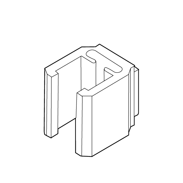 ADAPTER CLIP, 90 GRAD FÜR RAHMEN SERIE 1