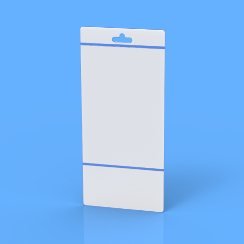 POCKET IN SOFT PVC WITH 2 POCKETS: 115X160 MM/115X55 MM, 0,15 MM MATERIAL THICKNESS