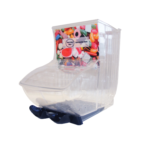 SLATBOX RECIPIENT 222X428X354 MM WITH BLACK TRAY, TWO SHOVELS SUPPORTING