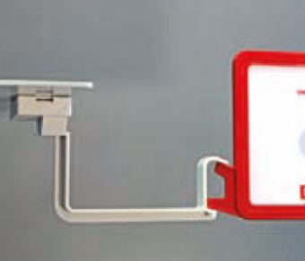 STOPPER WITH MAGNETIC ARM, 65 MM LENGTH, AND A5L PLASTIC FRAME