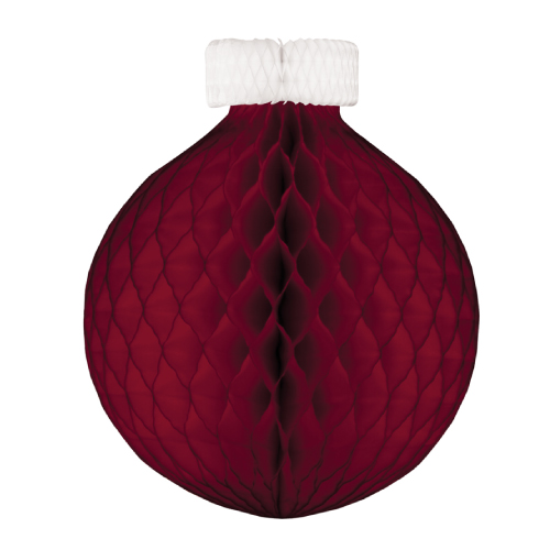 CHRISTMAS BALL WITH WHITE UPPER HEADBOARD, MADE OF PAPER, 700 MM HEIGHT
