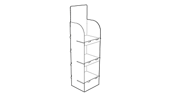 Flat pack displays
