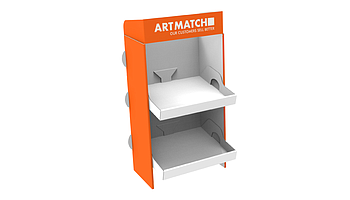 Cardboard counter display
