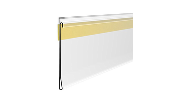 Adhesive scanning rails with grip