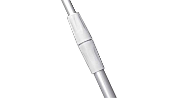Telescopic aluminium tube with screw 