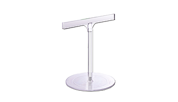 K-transparent stand with round base