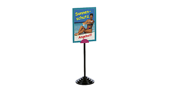 DEKO stand with pyramid base