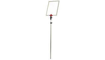 BD stand with Deko frame, aluminum rod, triangular "T" piece, witout steel base