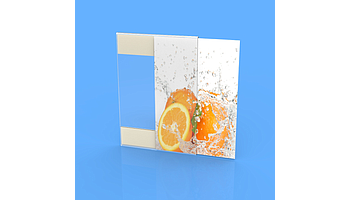 C pockets, anti-reflective PVC