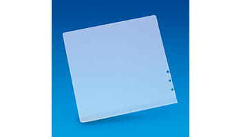 PVC zsebek 0,4 mm, 3 lyukkal, több méretben
