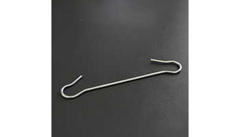 Drahtstangen mit Durchmesser 2 mm, mit Haken an beiden Enden, verschiedene Längen