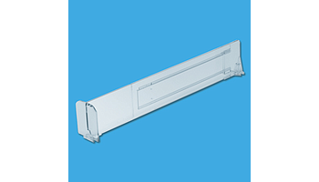 Extensible dividers with 60 mm height, "T" or "L" front with 30 or 60 mm height, two fixing points