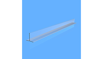 Extrudierte "T"-Fachteiler, 50 mm, 80 mm, 125 mm hoch
