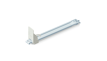 Slim pusher without front, sliding rail 380 mm length