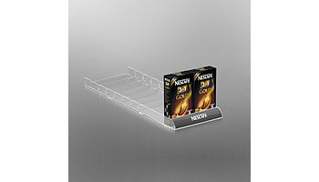 Regal-Organizer mit leicht abgerundeter Front