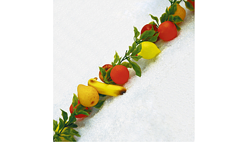 Decorative fruit garlands