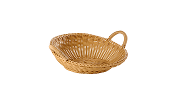 Poliratan baskets with round base for  various  fresh food