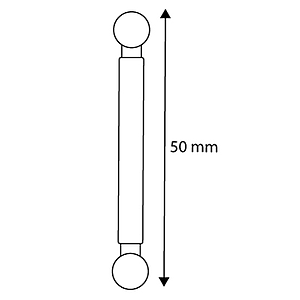TIJA CLEAR GRIP, LUNGIME 50 MM 