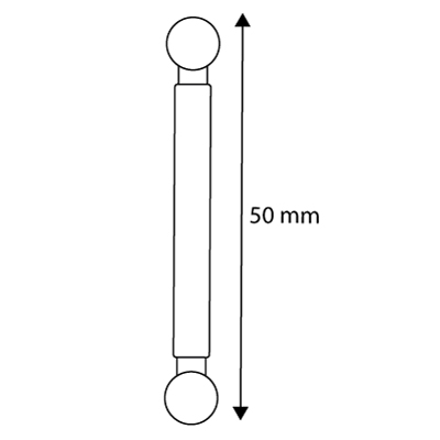 TIJA CLEAR GRIP, LUNGIME 50 MM 