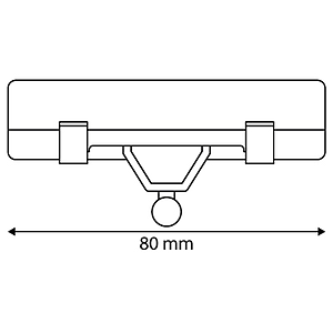 CLESTE PORT-ETICHETA CLEAR GRIP, L 80 MM