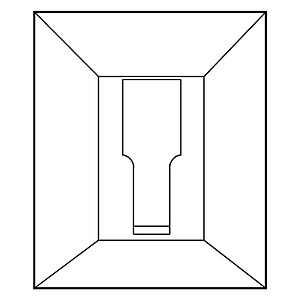 Átlátszó csipesz rendszer: Öntapadós adapter