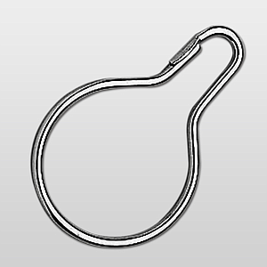 SHOWER CURTAIN RINGS D 36,5 MM, L 70 MM
