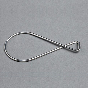 FISH-HOOK MADE FROM STEEL ZINC PLATED 1,5 MM THICKNESS, 65 MM LENGTH