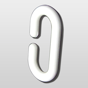 PLASTIC "C" HOOK, L 60 MM