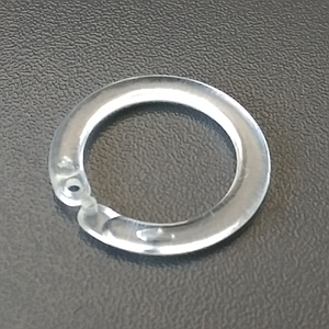 PLASTIC ROUND RING FOR DISPLAY WITH SNAP CLOSING, INSIDE D 22 MM