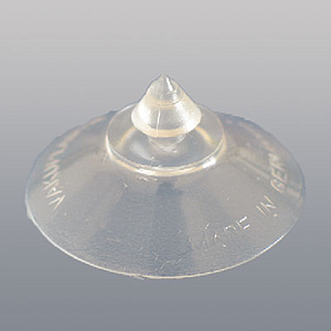 SUCTION CUP 20 MM D, WITH PEAK 7 MM D