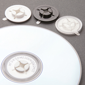 ADHESIVE CLAMP FOR CD