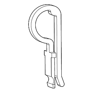SUSPENSION HOOK FOR PRICE CASSETTES