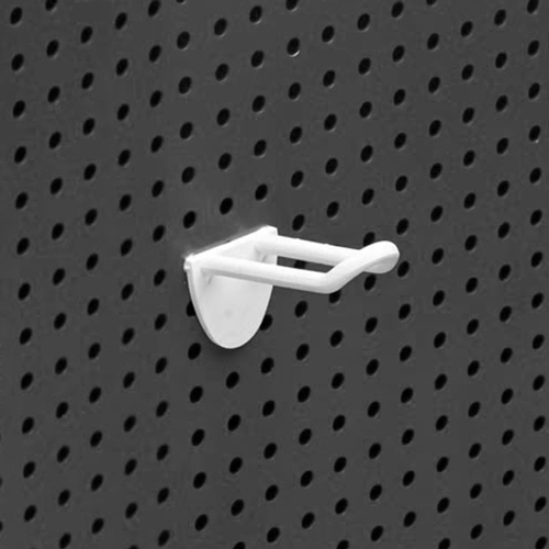 "U" HOOK WITH TWO ARMS FOR PUNCHED PANELS, VARIOUS LENGTHS