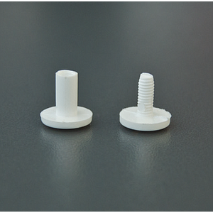 PLASTIC SCREW FOR FASTENING 5 MM MATERIALS THICKNESS