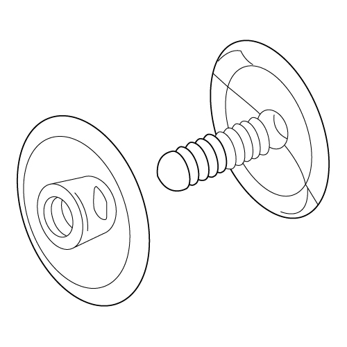 NIT DIN PLASTIC D 30 MM PENTRU FIXARE MATERIALE CU GROSIME DE 38 MM