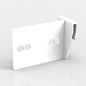 PLASTIC CLIP ACCESSORY FOR SHELFS CONSTRUCTION