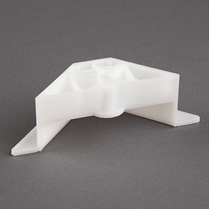 PLASTIC BASE CASTOR BLOCK, TRAPEZOIDAL