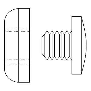 PLASTIC STAPLE, D 9 MM OUTER HEAD