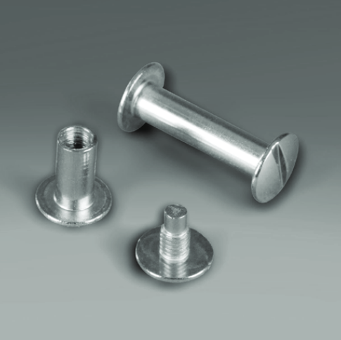 STEGSCHRAUBENSET AUS NICKEL, KÖPFE: ? 10 MM, FÜR MATERIALSTÄRKEN BIS 10 MM