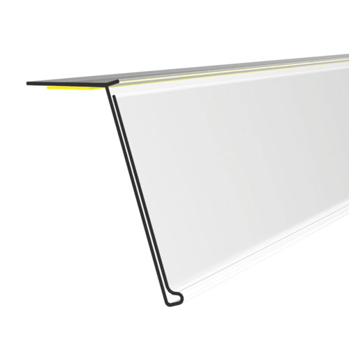 ADHESIVE DBR SCANNING RAIL, 26x1000 MM, 30 DEGREES INCLINATION, WITHOUT GRIP