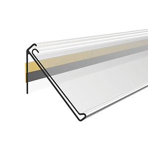 ADHESIVE DBR SCANNING RAIL, 39X1000 MM, 30 DEGREES INCLINATION, WITH GRIP