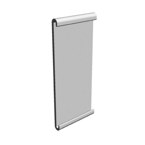 ADHESIVE C DBR SCANNING RAIL, 107x1000 MM, 2X9 MM ADHESIVE FOAM LINES